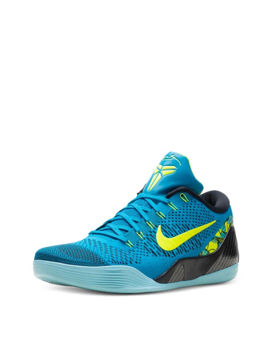 Nike Blue Kobe 9 Elite Protro Low-Top Sneakers for men