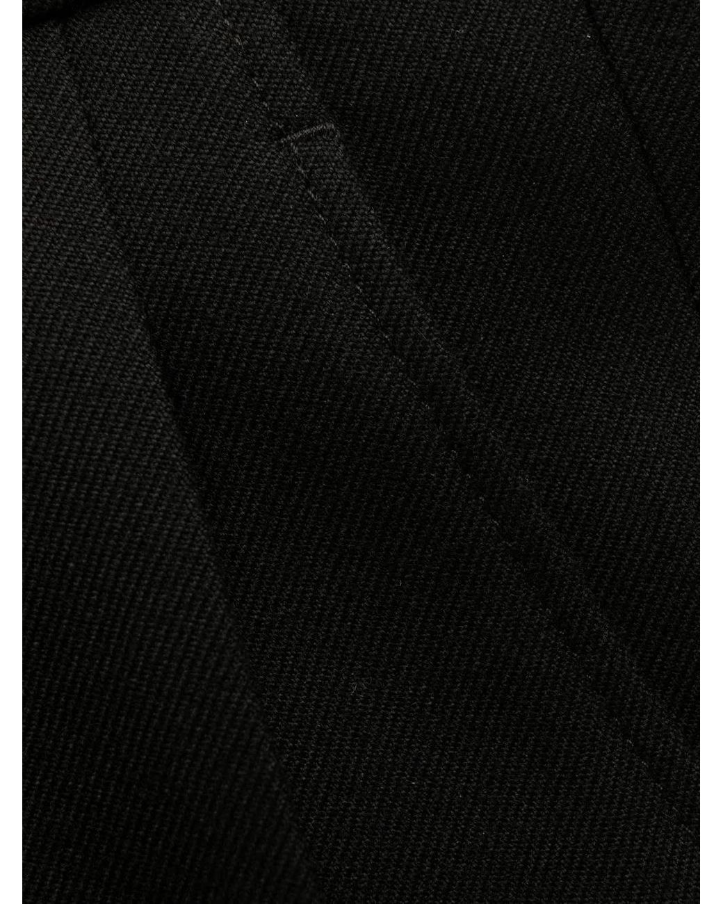 Gucci Black High-Waisted Wool Trousers