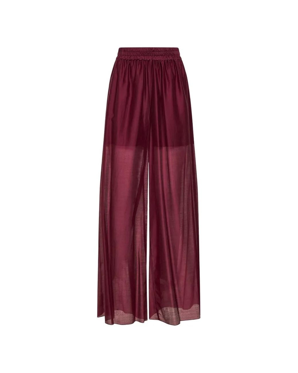 Blanca Vita Purple Pantalon De Jogging À Taille Élastique