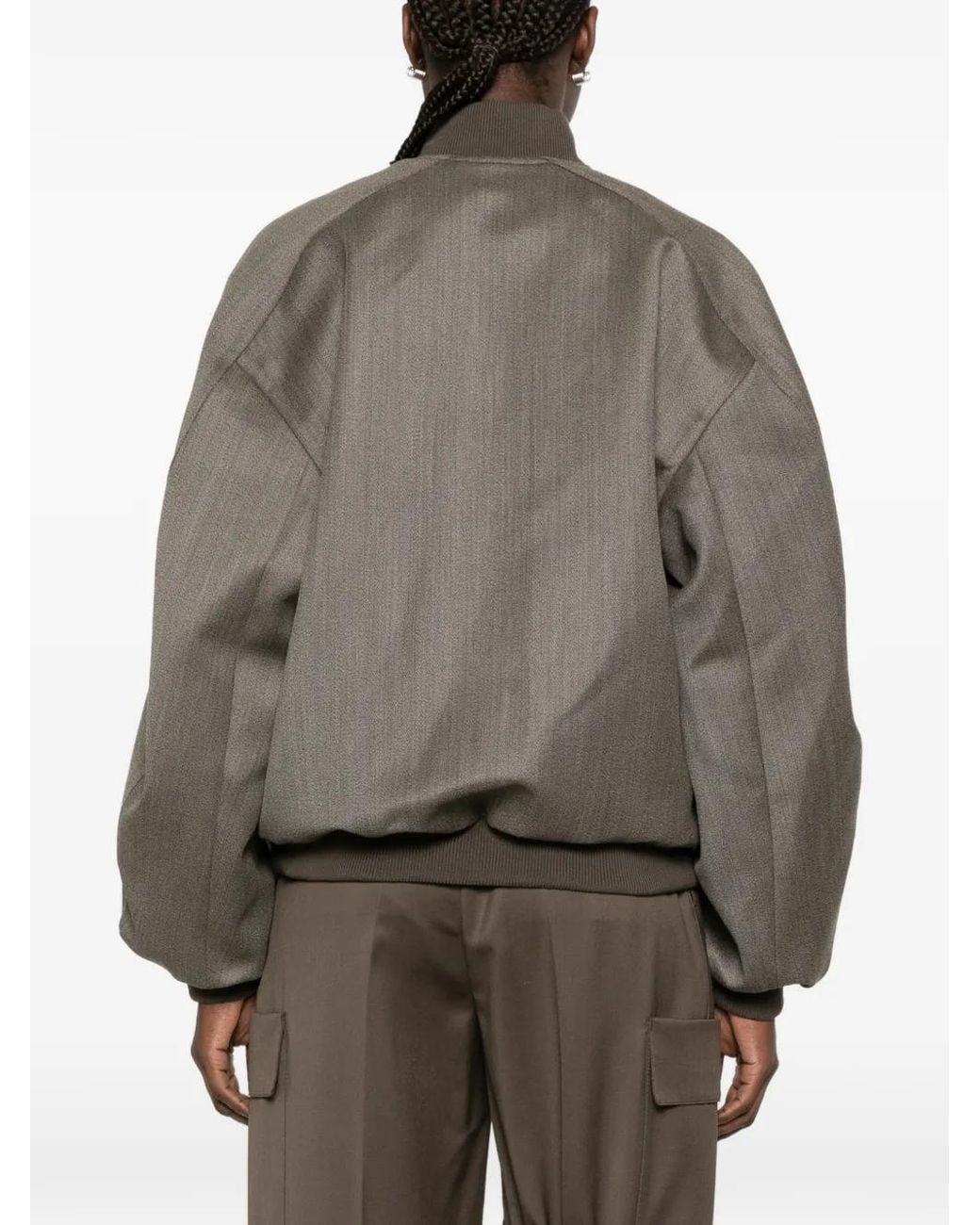 Frankie Shop Brown Elinor Bomber Jacket