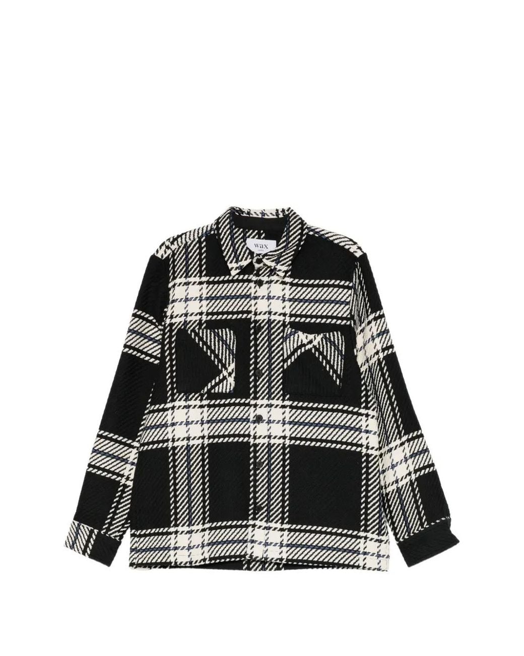 Wax London Black Whiting Overshirt for men