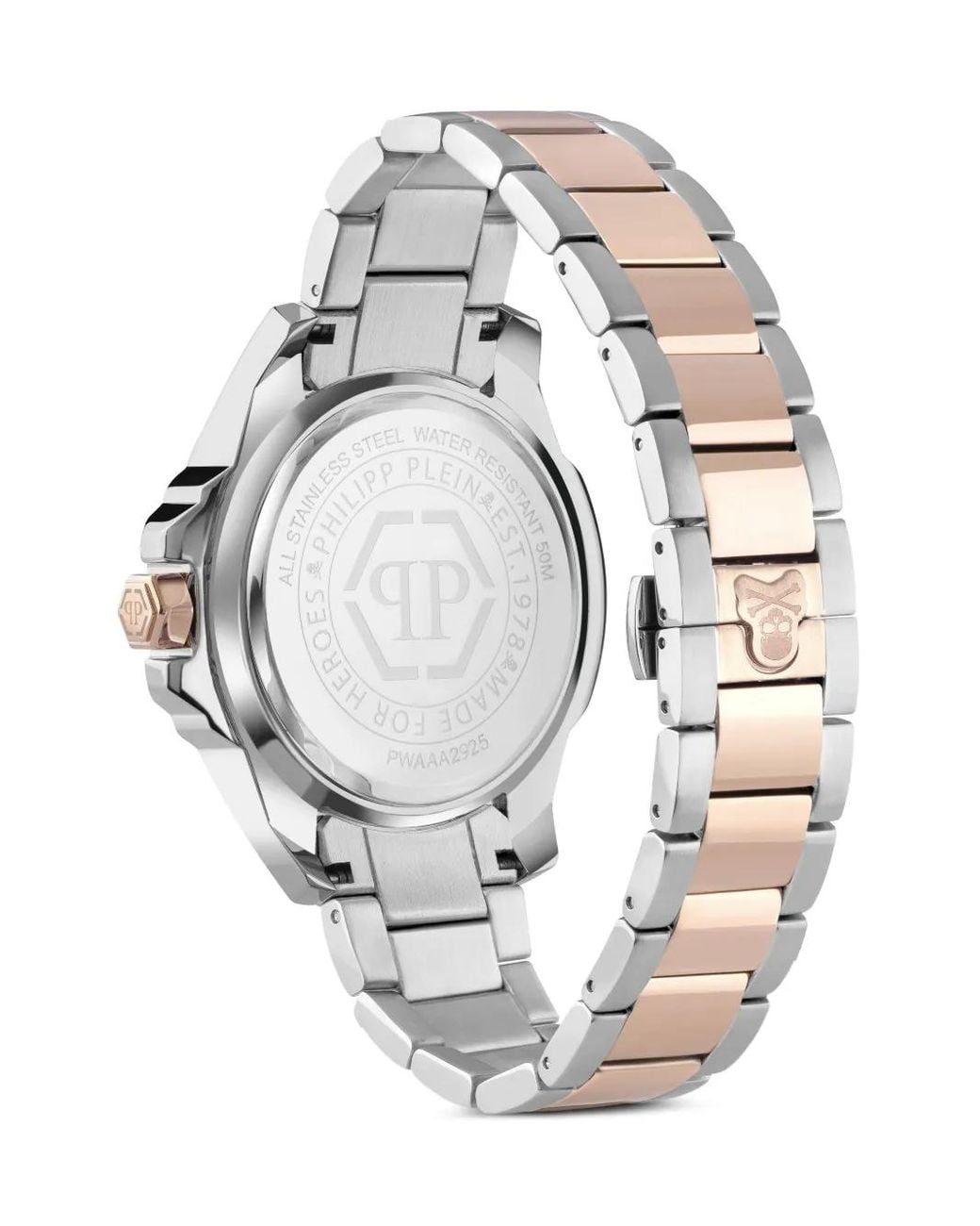 Philipp Plein White Montre The $Kull 44 Mm for men