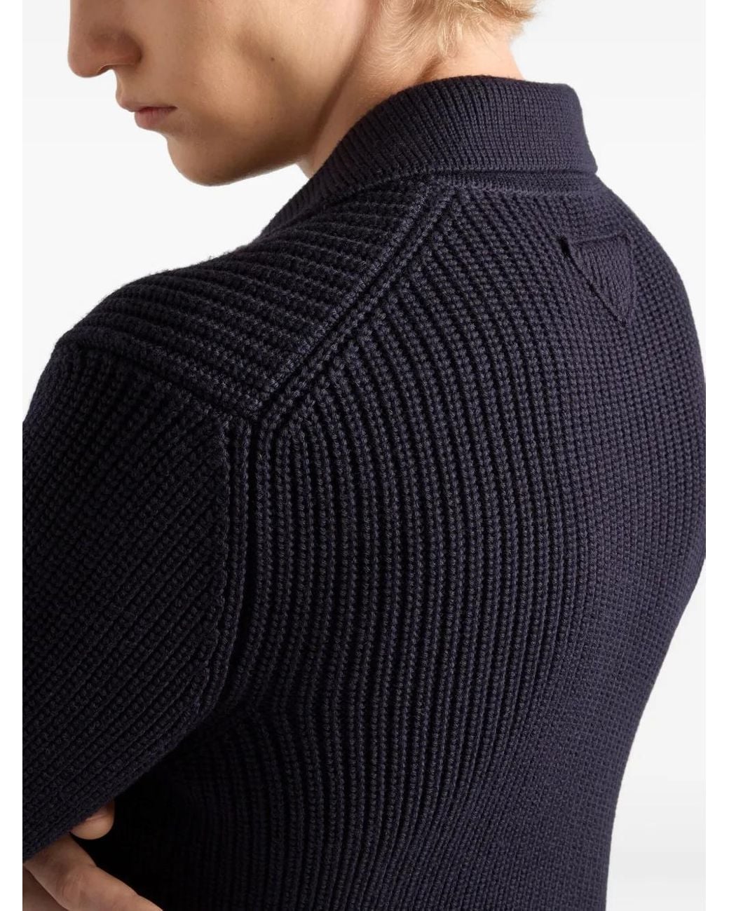 Prada Blue Cardigan for men