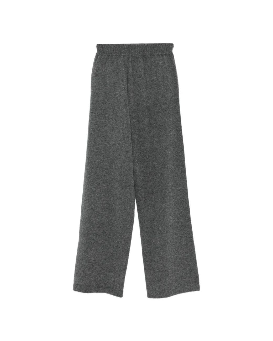 Laneus Gray Fine-Knit Elasticated Trousers for men