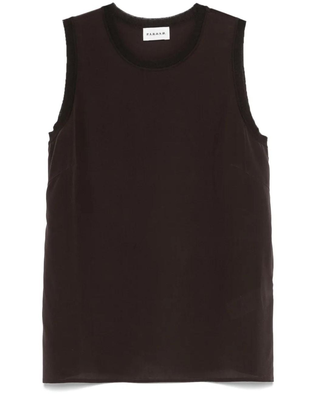 P.A.R.O.S.H. Black Sweet Blouse