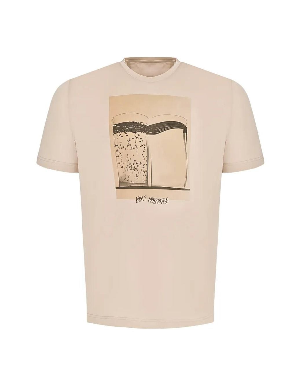 Pal Zileri Natural Graphic Crew-Neck T-Shirt for men