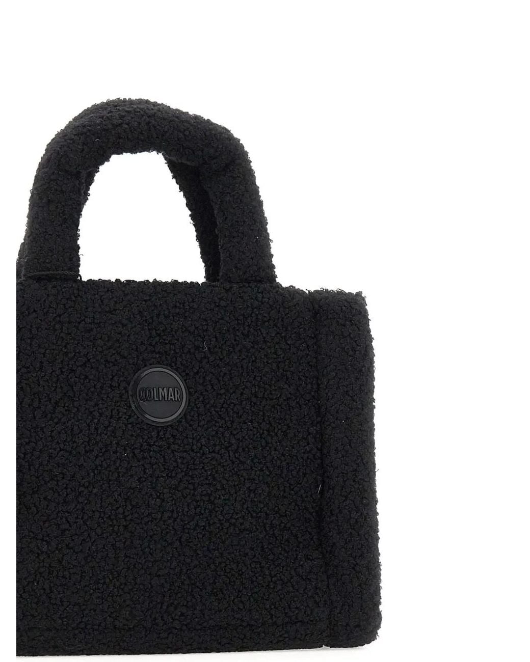 Borsa Tote Teddy Squadrata di Colmar in Black