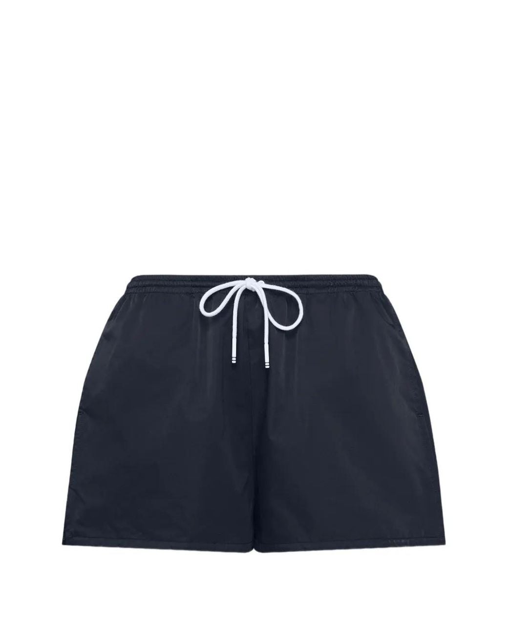 Thom Browne Black Nylon Tech Track Shorts
