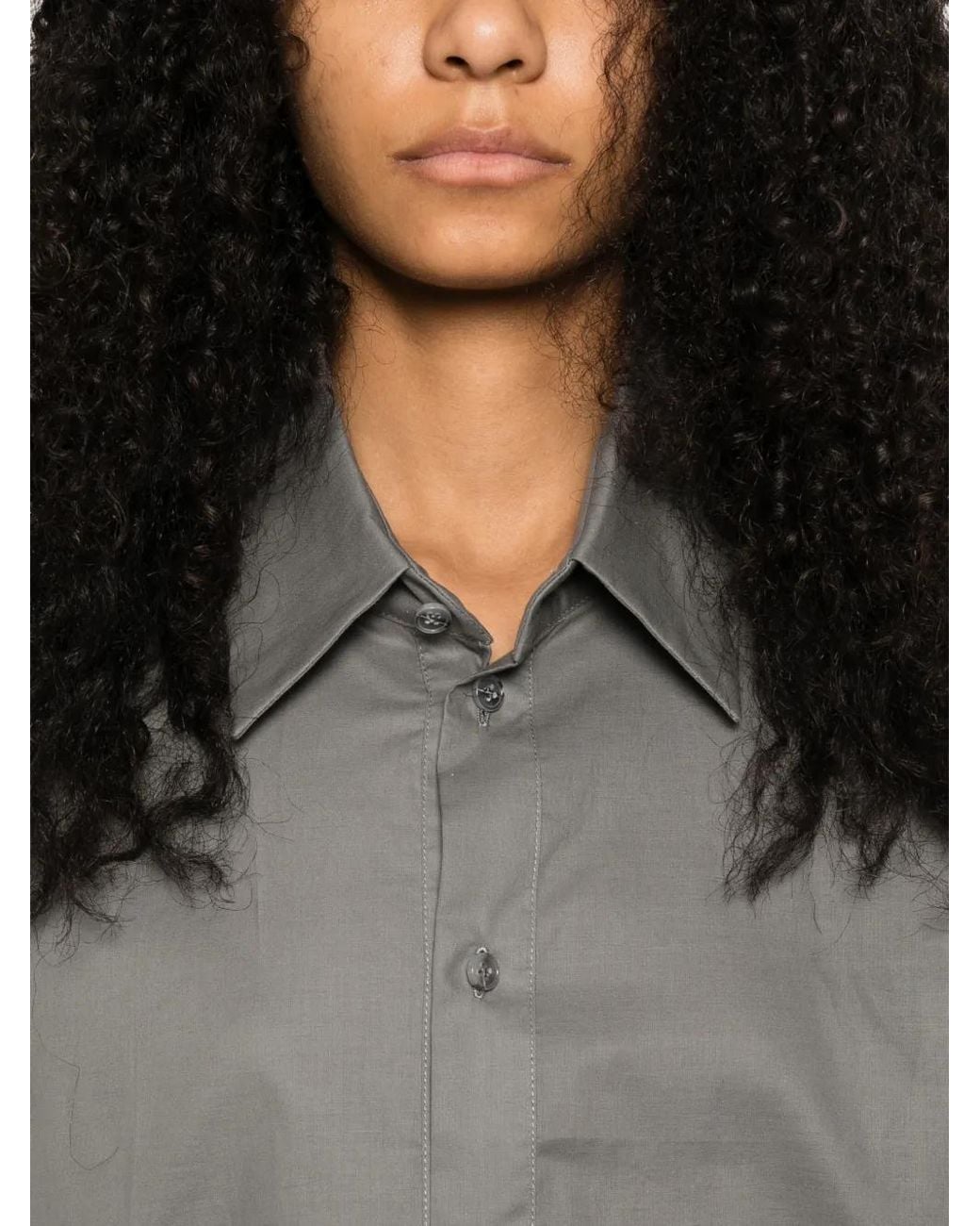 A.M.G Gray Long-Sleeve Shirt