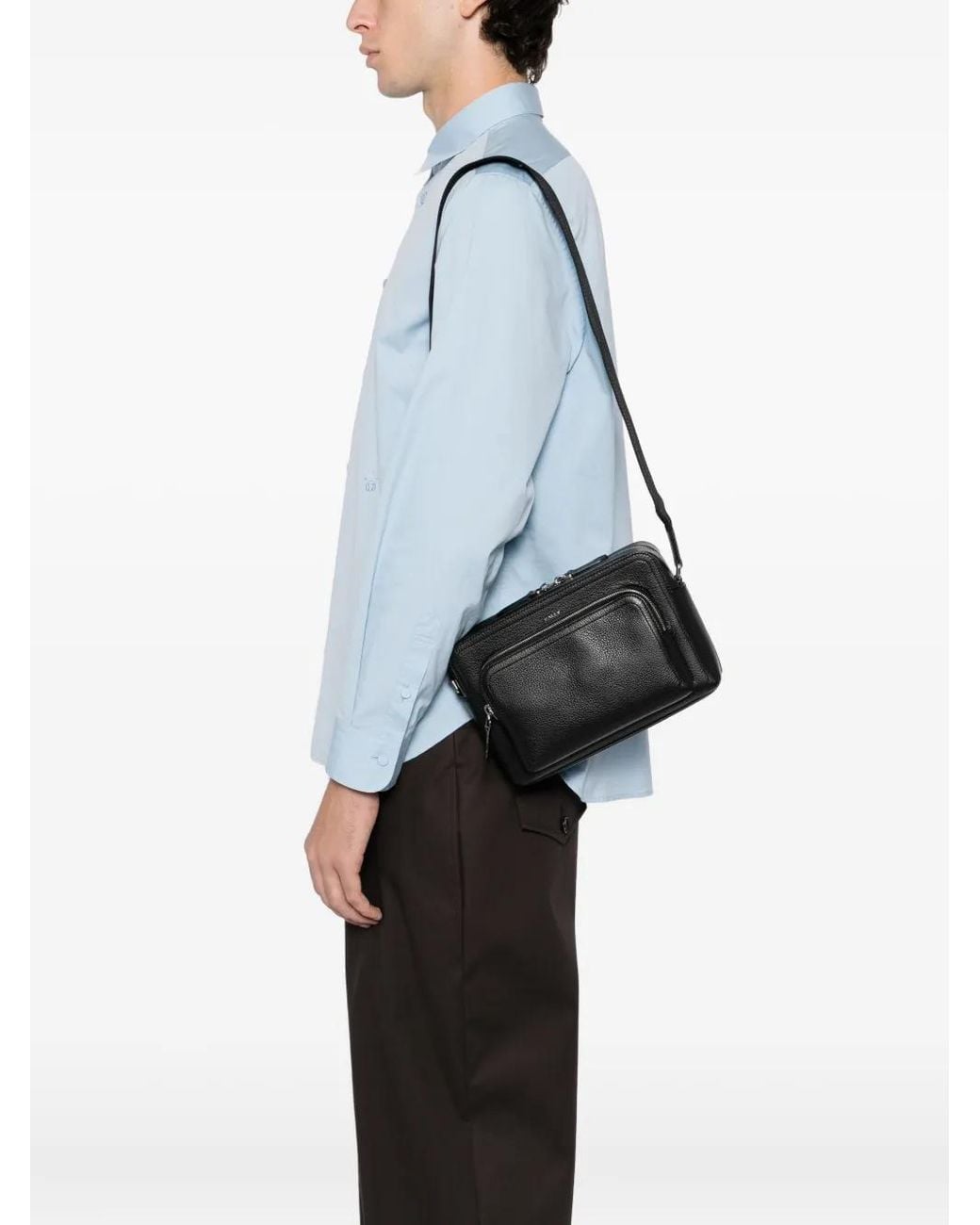 Bally Black Capitol Shoulder Bag for men