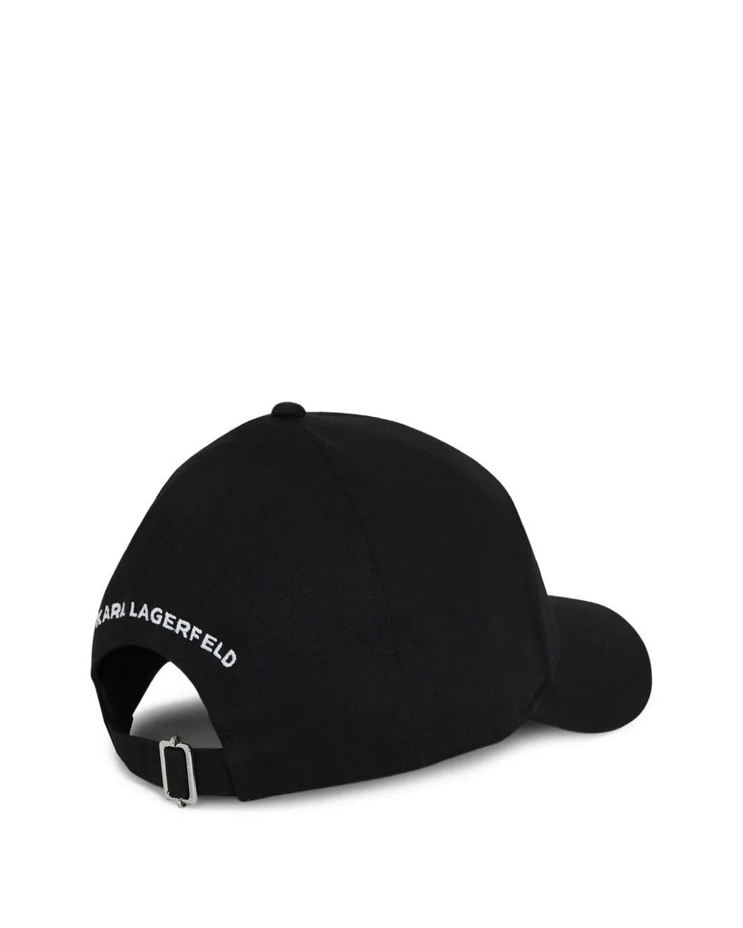 Karl Lagerfeld Black Ikon Baseball Cap