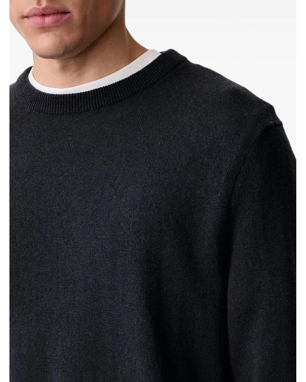 Marc O' Polo Black Pull À Logo Brodé for men