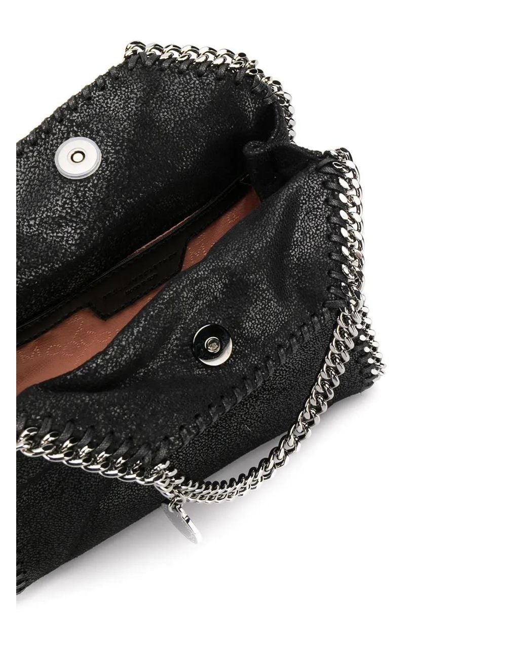 Stella McCartney Black Falabella Tiny Tote Bag