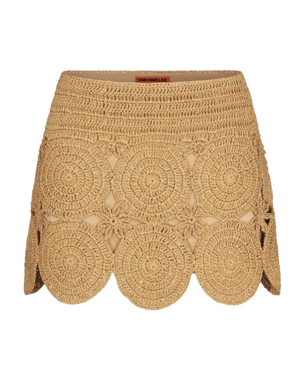 Simon Miller Natural Beep Beep Mini Skirt
