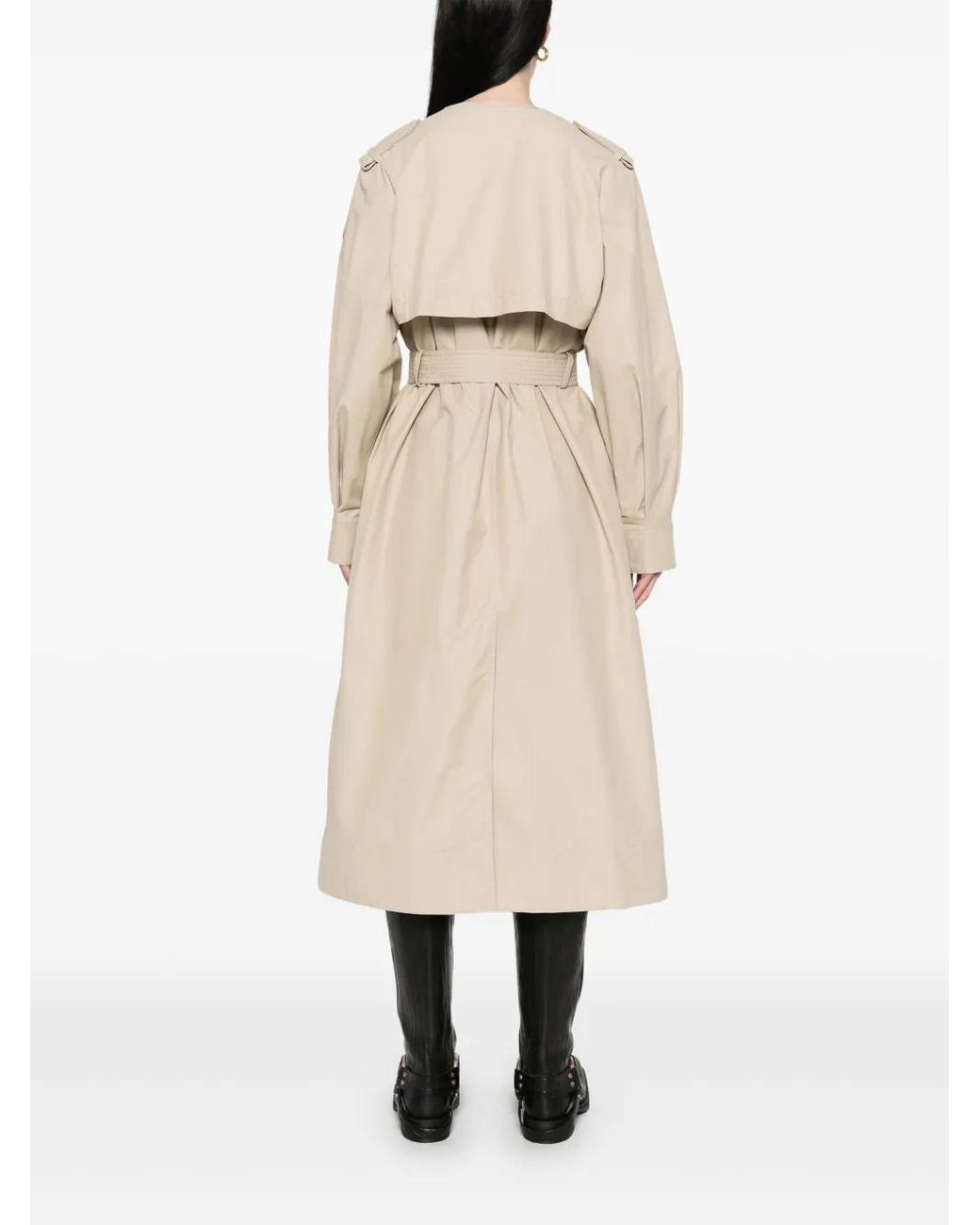 Moncler Natural Gourdon Trench Coat