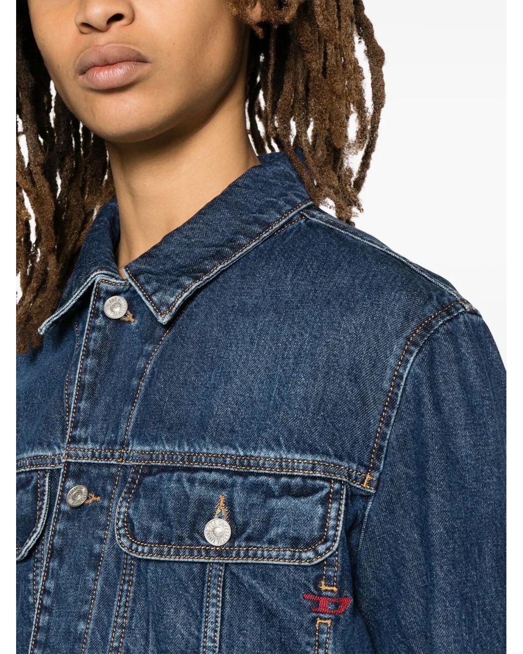 DIESEL Blue D Barcy Jacket for men