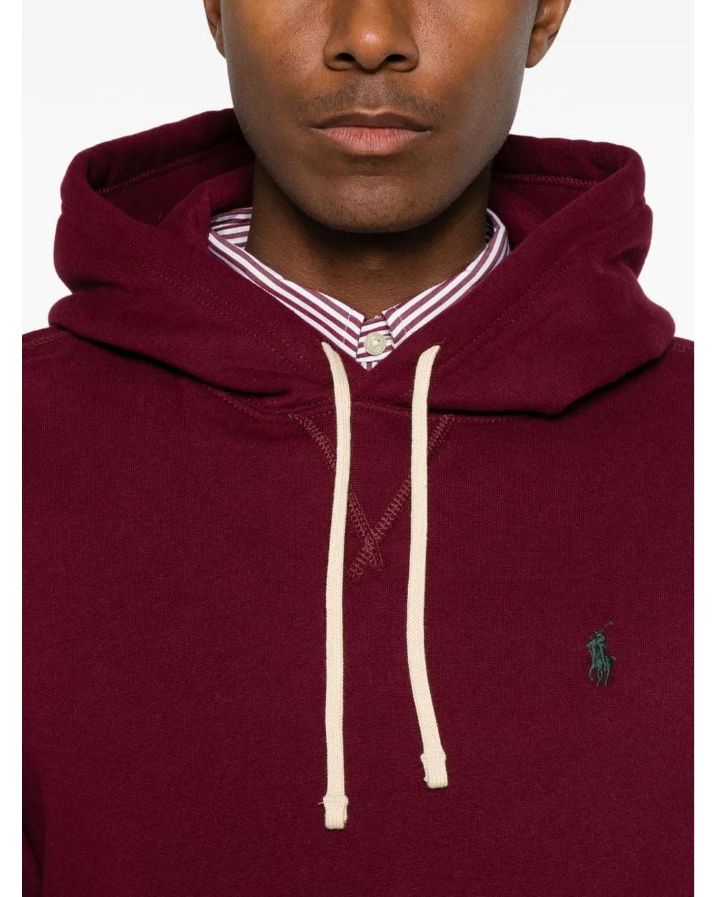 Polo Ralph Lauren Logo-Embroidered Drawstring Hoodie for men