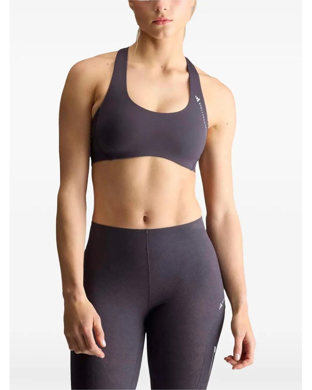 Adidas By Stella McCartney Blue Running Medium Support Bra