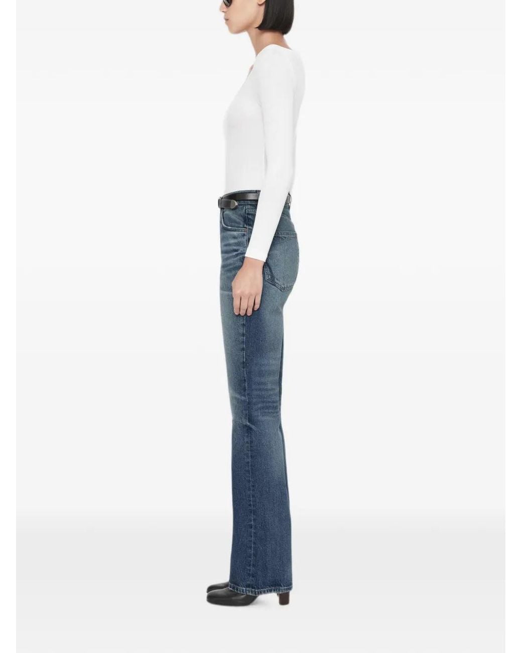 AllSaints Blue Rue Bootcut Jeans