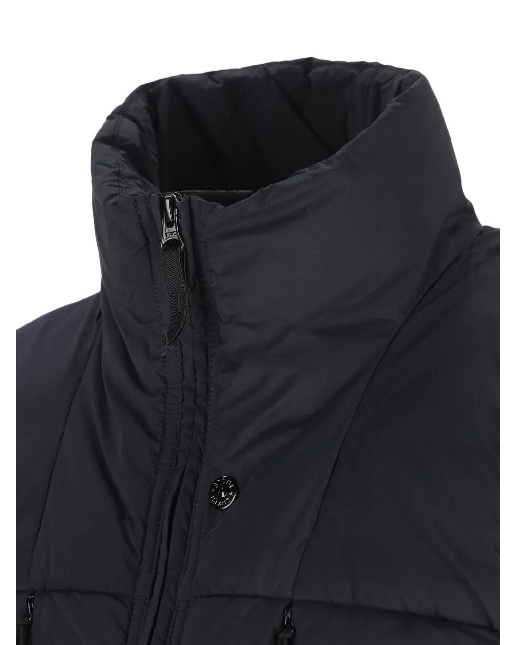 Stone Island Black G100007 Seamless Tunnel Nylon Down-Tc Jacket for men