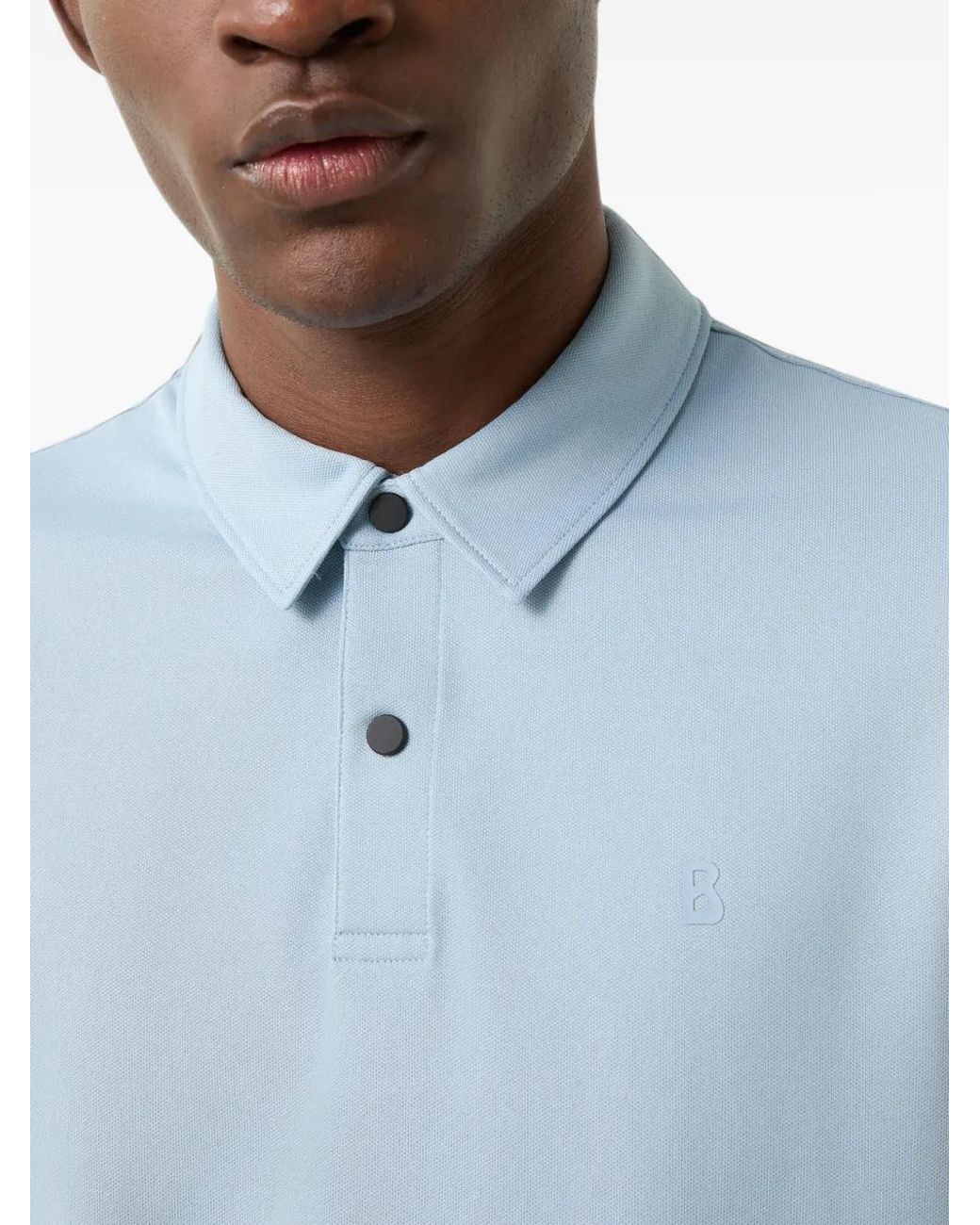Bogner Blue Piqué Polo Shirt for men