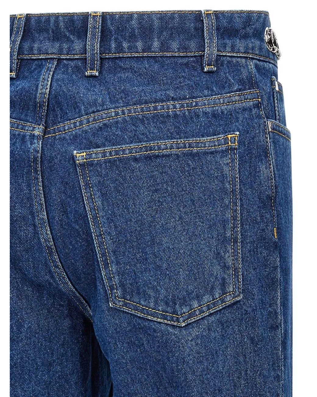 Rabanne Blue Floppy Jeans