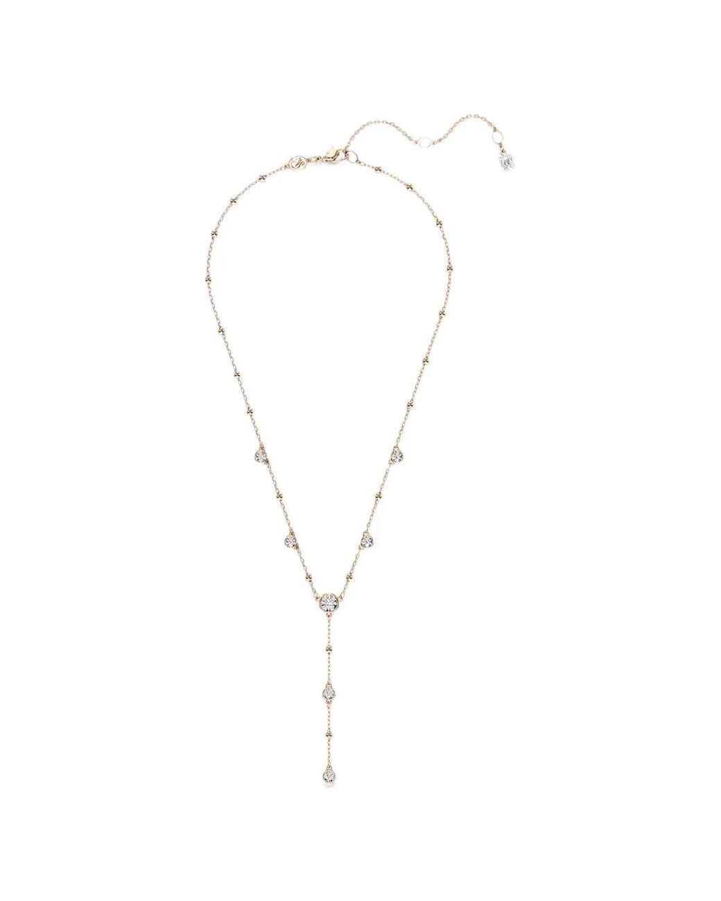 Swarovski White Y Imber Crystal-Embellished Necklace