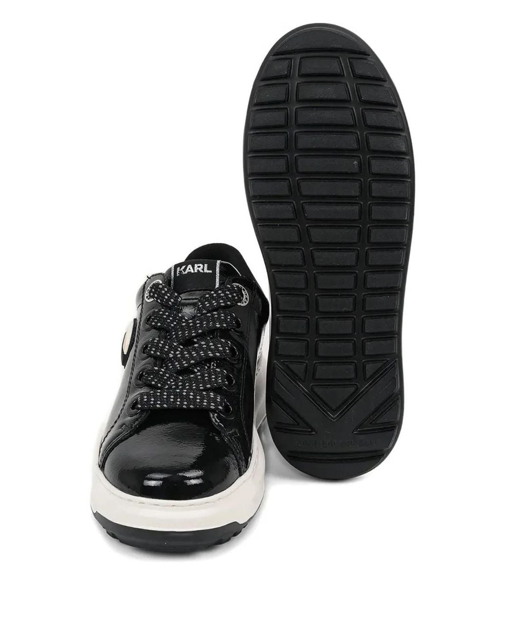 Karl Lagerfeld Black Kapri Sneakers