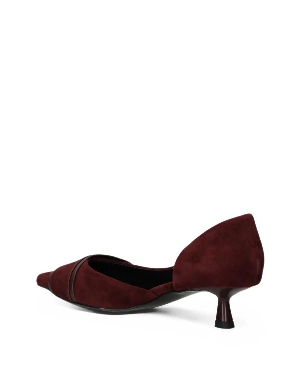 Bibi Lou Red Pointed-Toe Suede Pumps