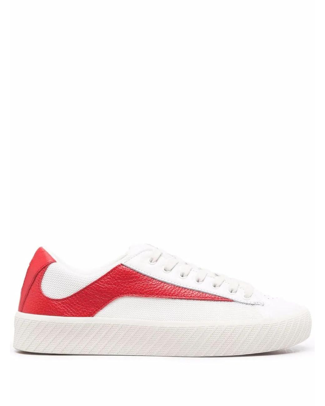 By Far Pink Contrasting-Panel Sneakers