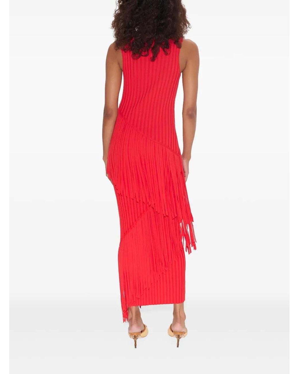Simon Miller Red Spiral Maxi Dress