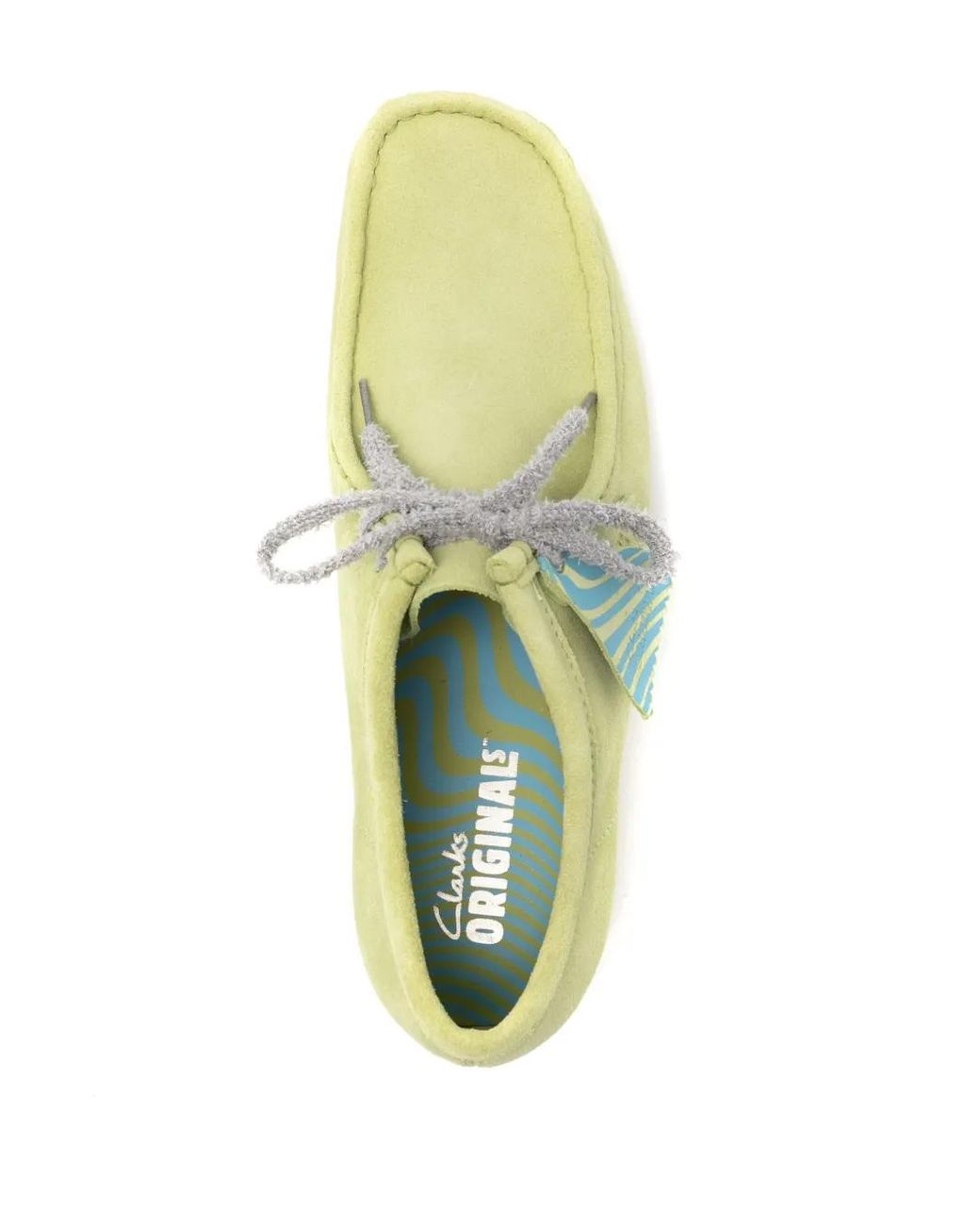 Mocassini Da Barca Wallabee di Clarks in Green da Uomo