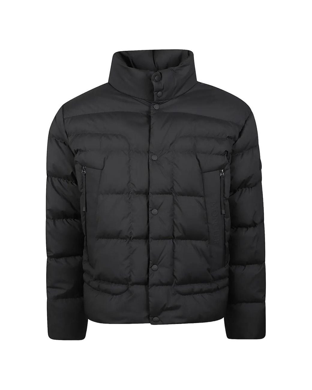 Moncler Black Quilted Puffer Jacket for men