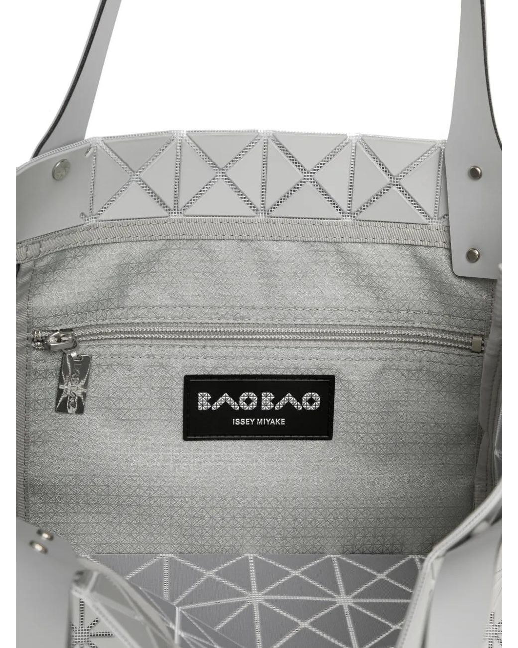 Issey Miyake Gray Sac Cabas Prism Plus
