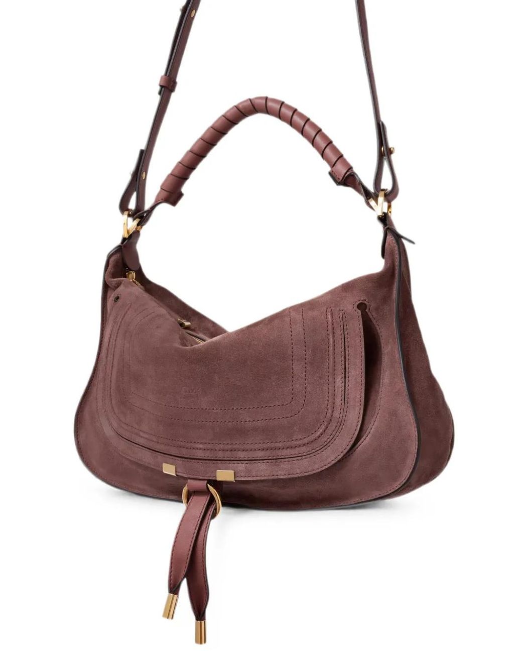 Chloé Brown Marcie Small Shoulder Bag