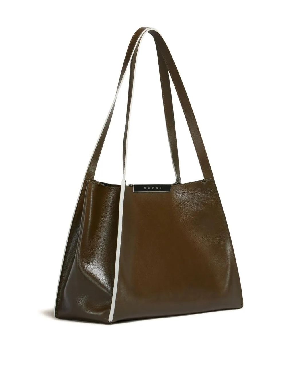 Marni Brown Tote Ew Small Bag