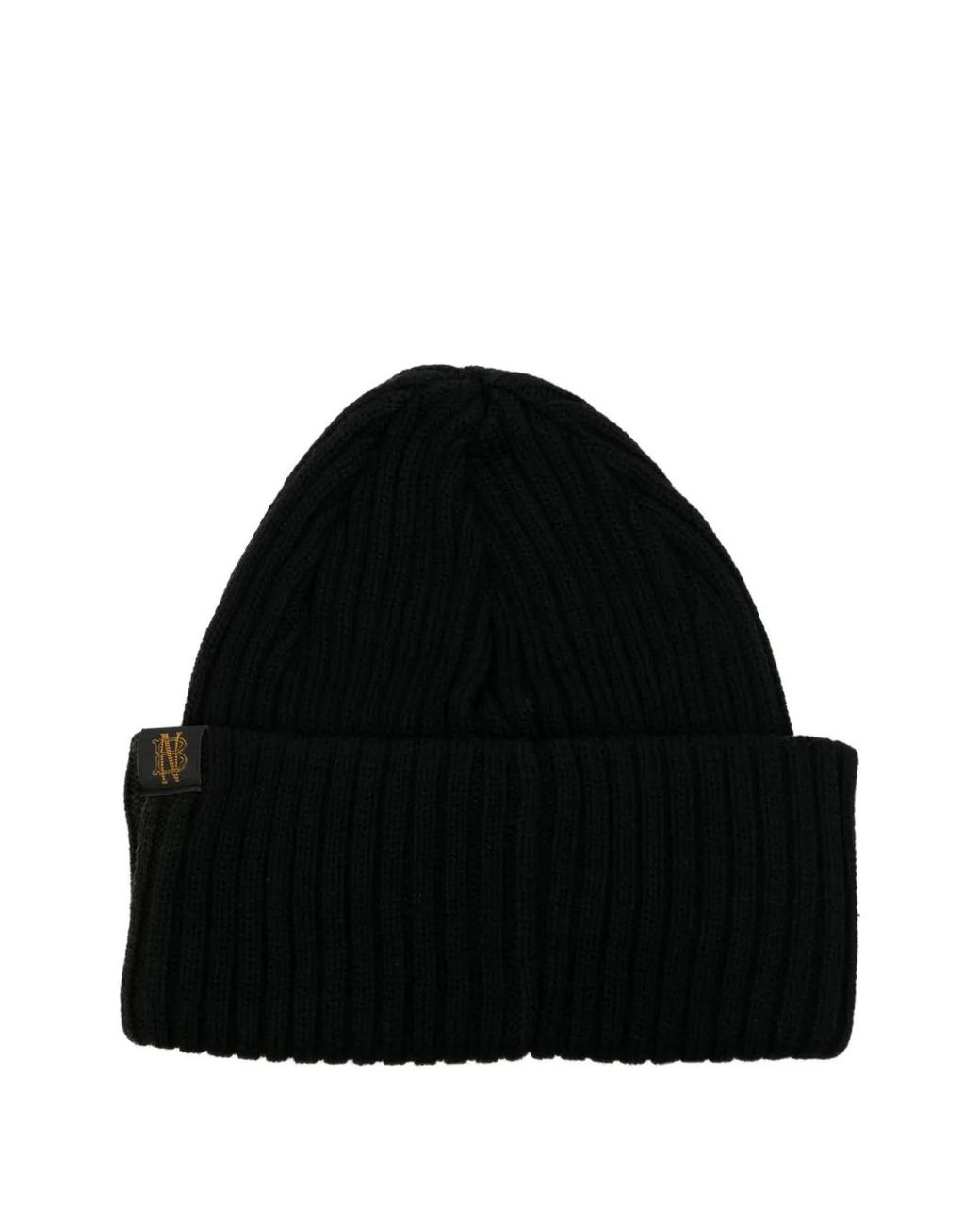 Comme des Garçons X Batoner Beanie Aus Rippstrick Mit Logo-Patch in Black für Herren