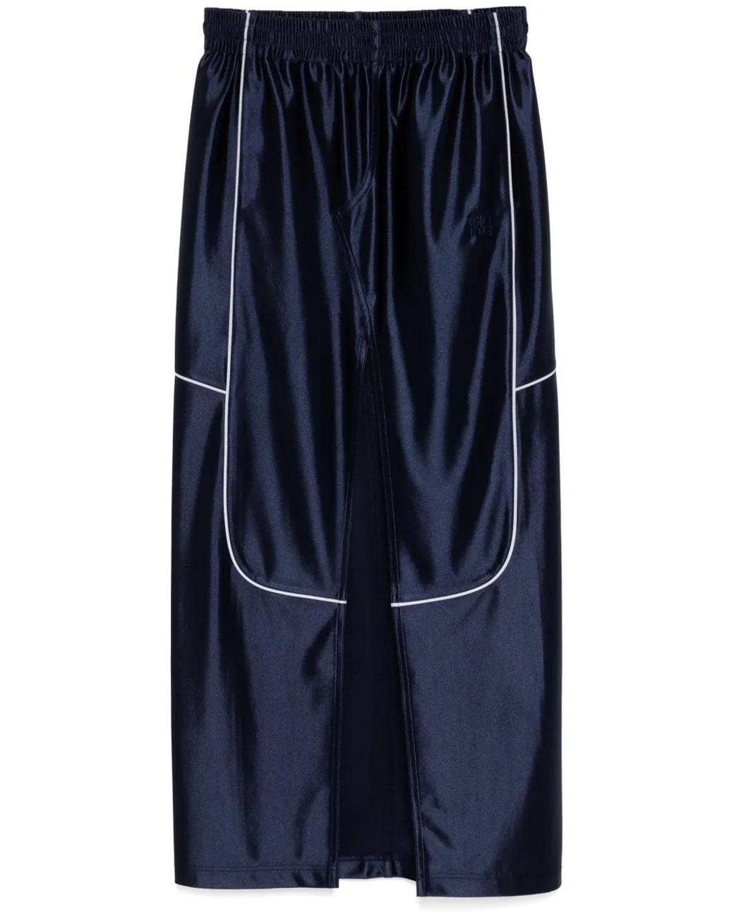 Alexander Wang Blue Skirt With Logo