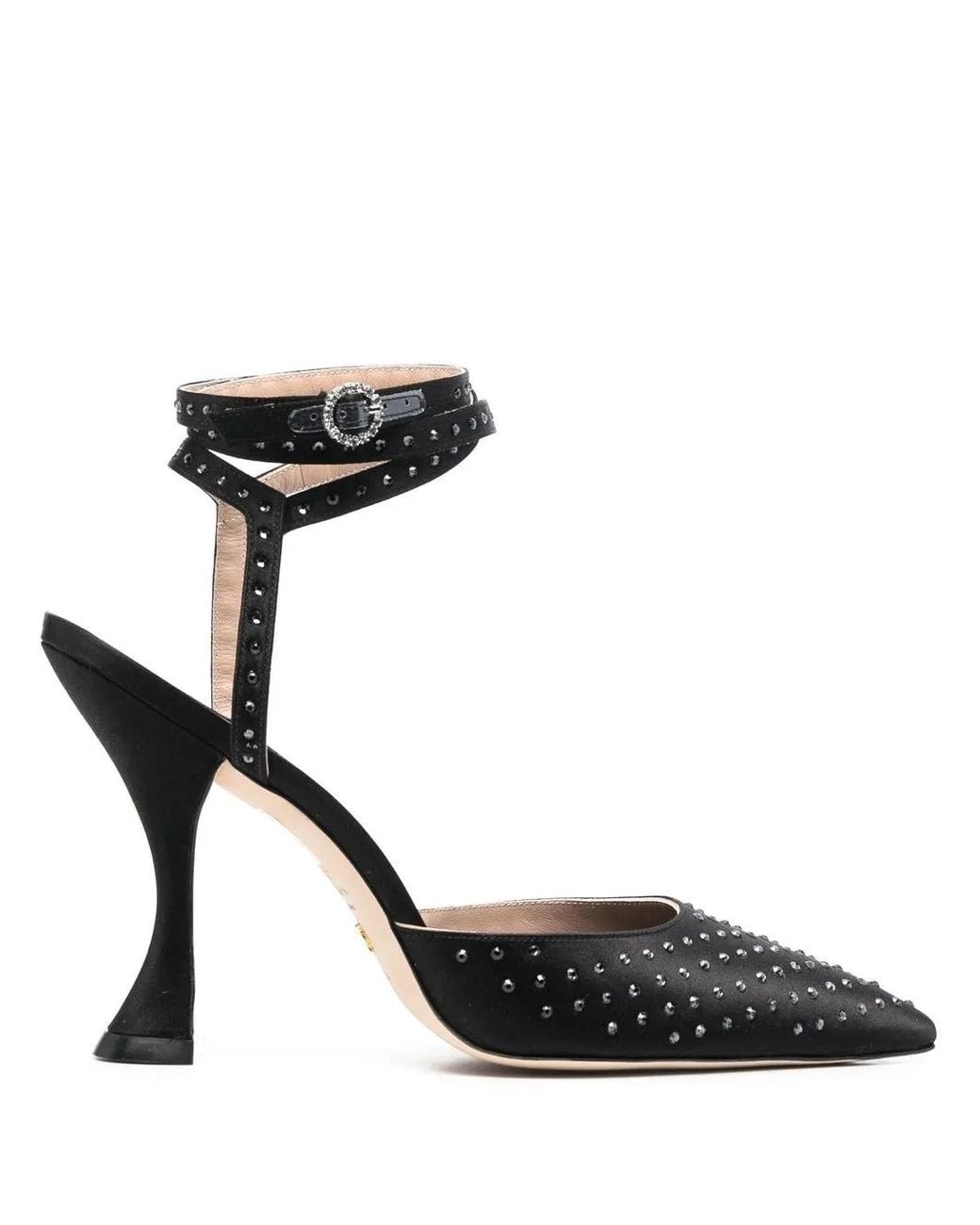 Stuart Weitzman Black Glam Xcurve 100Mm Pumps