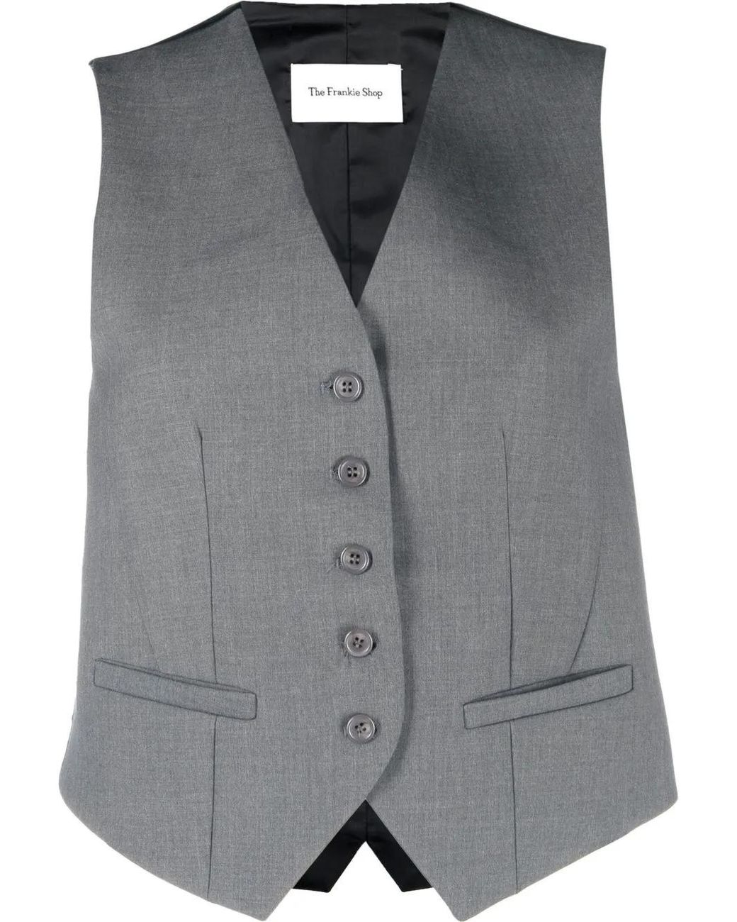 Frankie Shop Gray Gelso Waistcoat