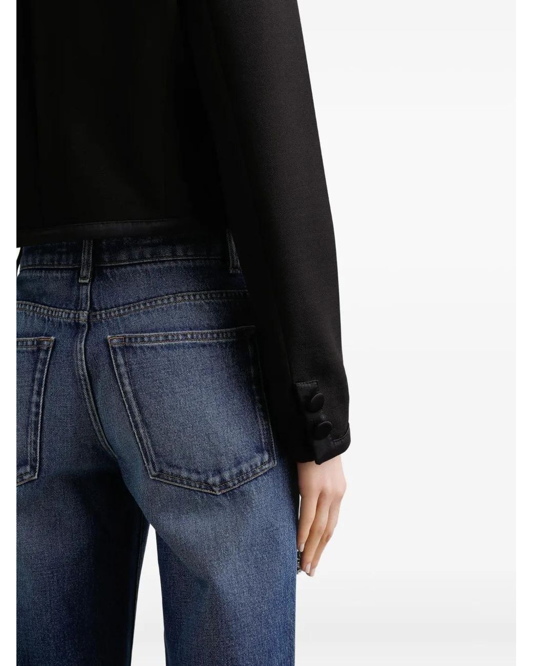Dolce & Gabbana Cropped Jack in het Black