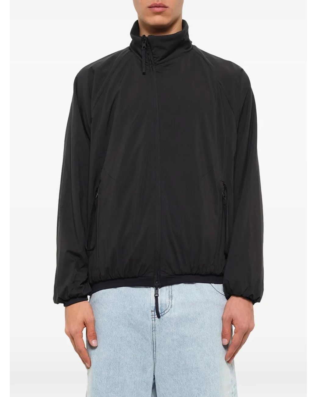 Post Archive Faction PAF Black River Panelled Jacket for men
