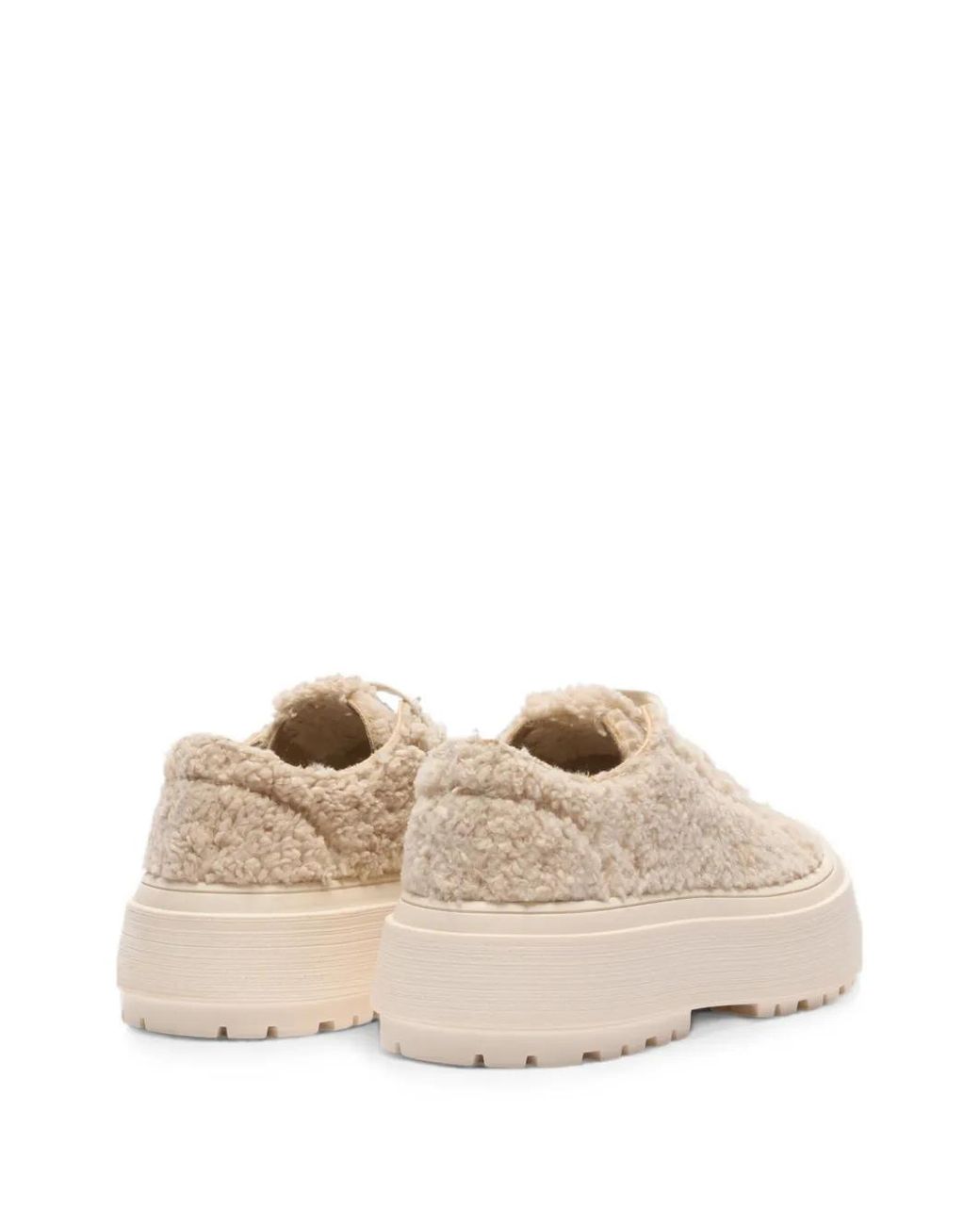 Casadei Natural Explorer Faux-Fur Sneakers