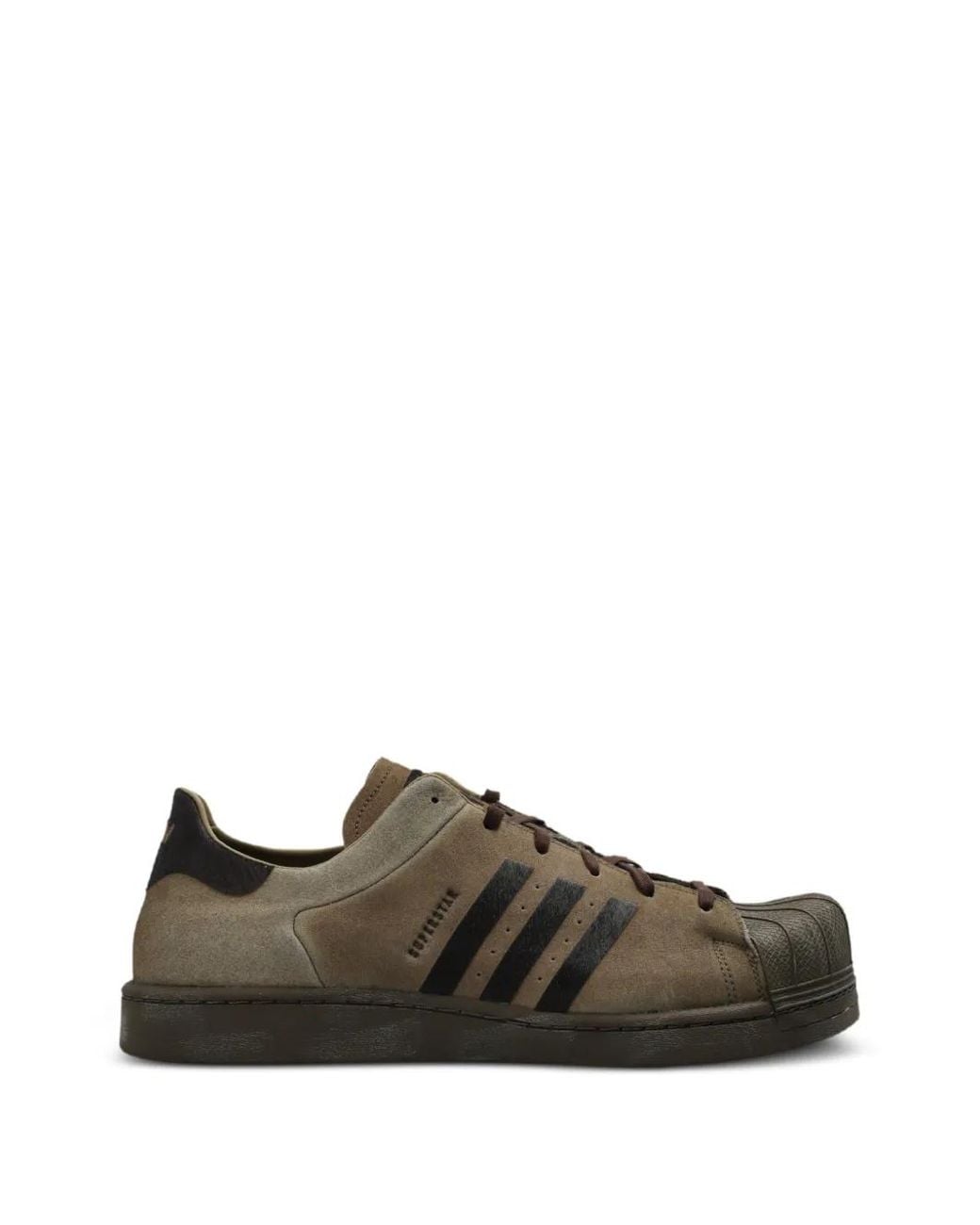 Adidas Brown X Avavav Superstar Sneakers for men