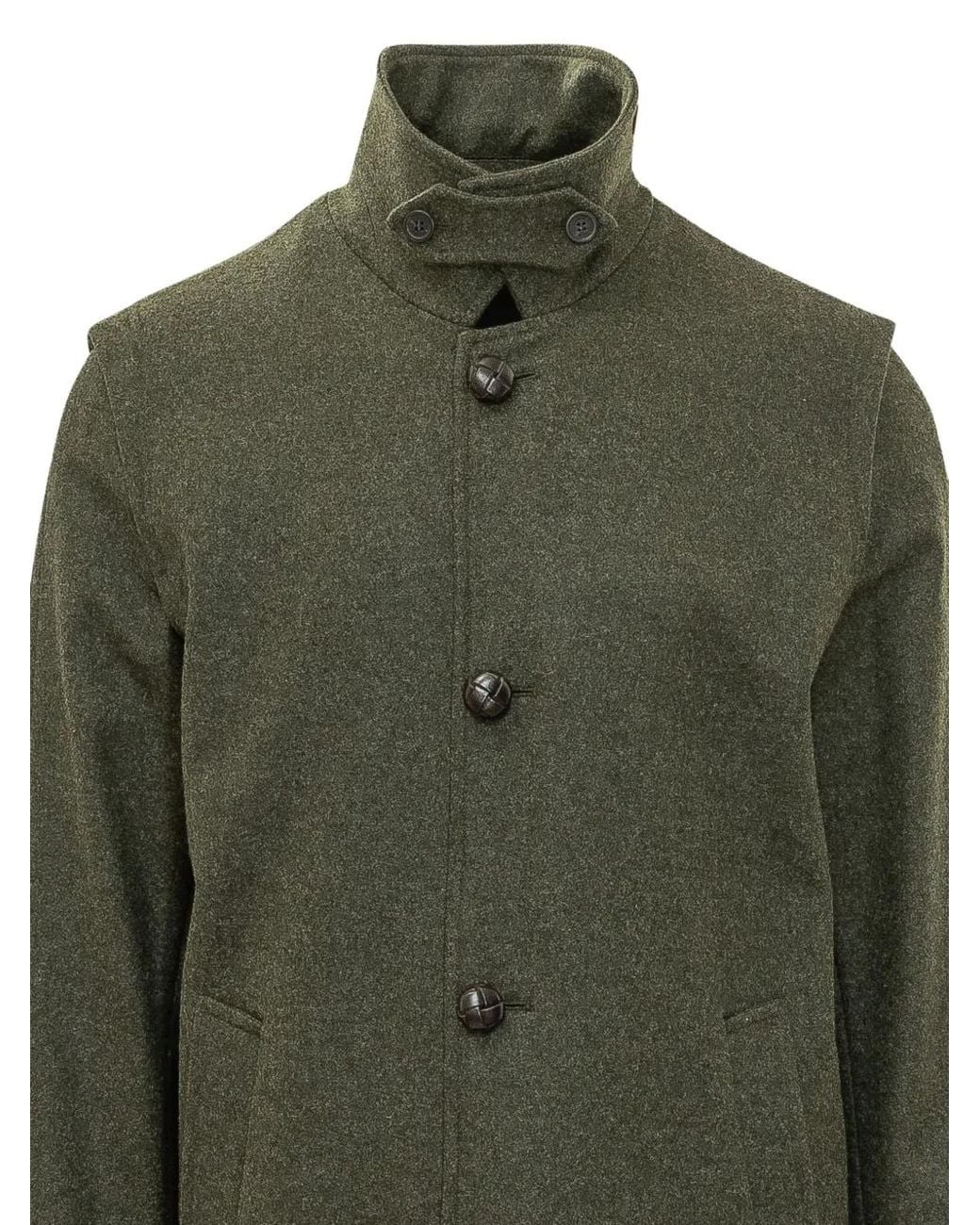 Schneiders Green Hubertus Button-Up Coat for men
