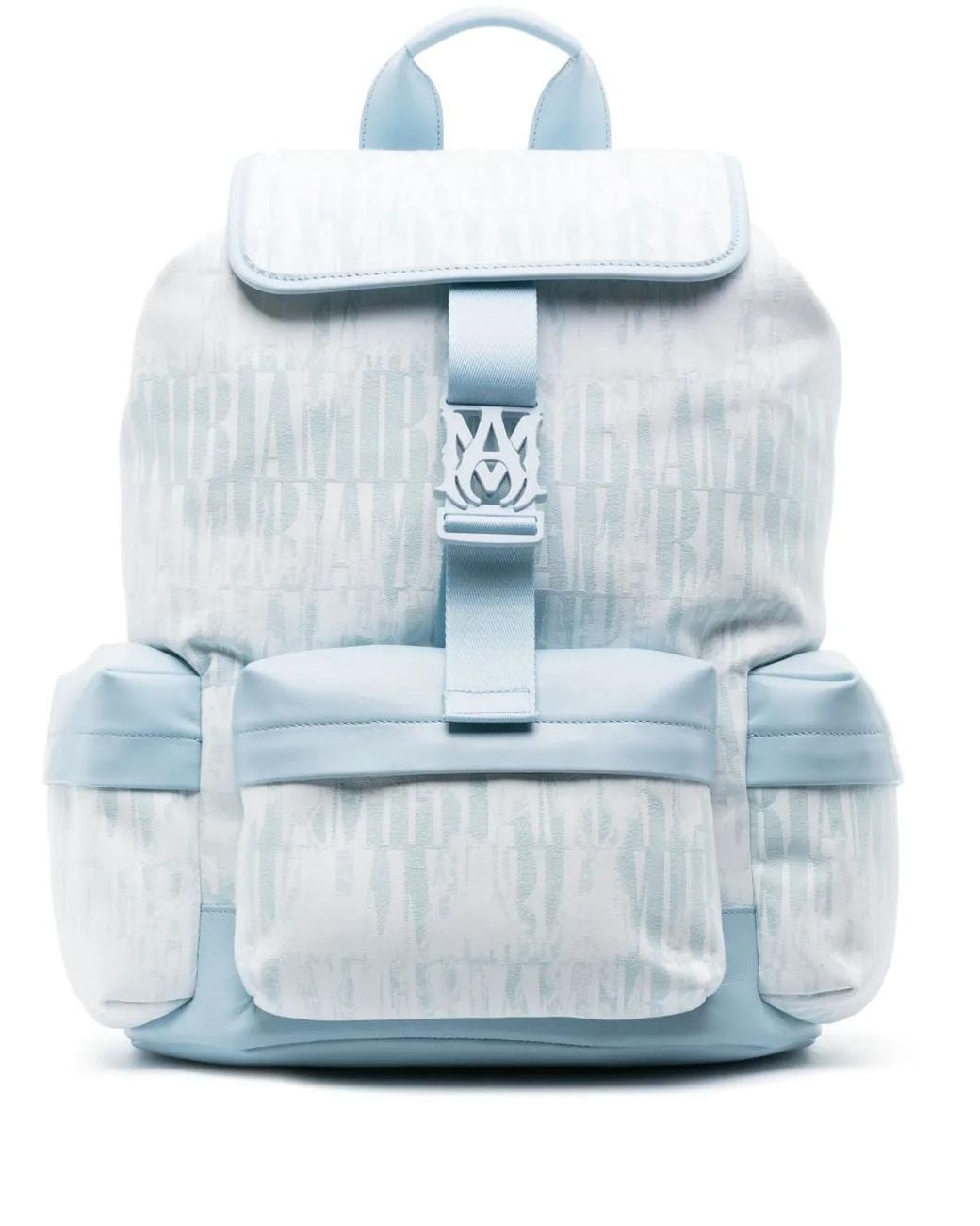 Amiri Blue Jacquard Tie Dye Backpack for men