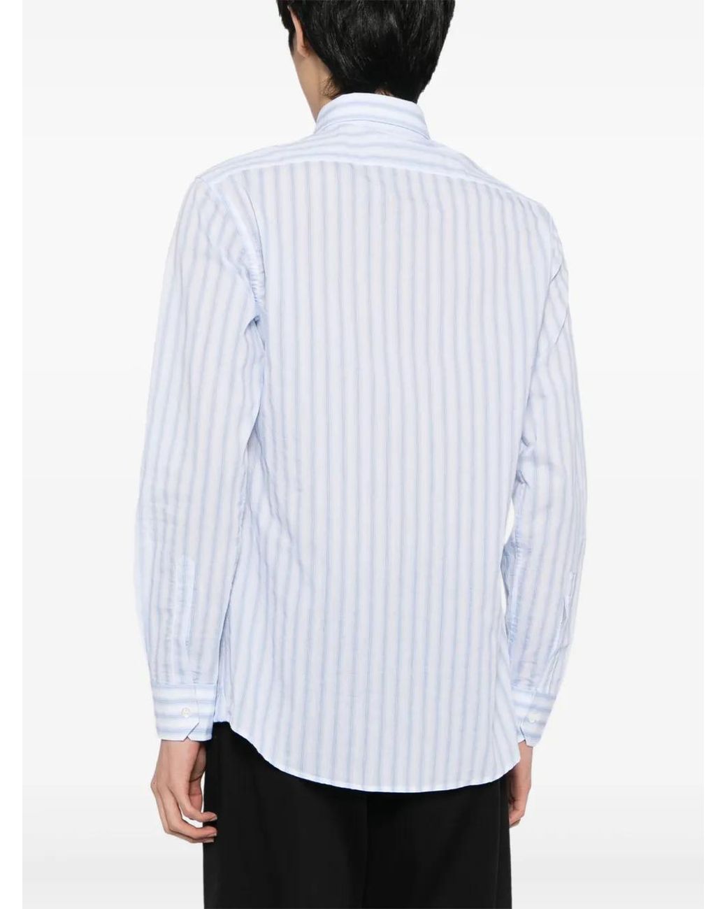 Camisa A Rayas Barena de hombre de color Blue
