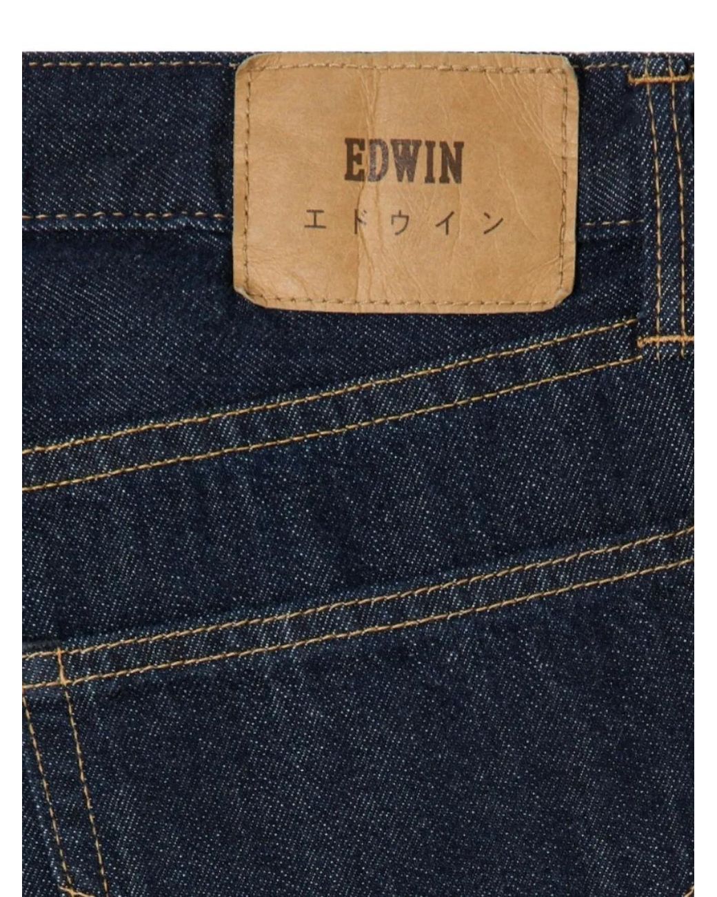 Edwin Blue Loose-Fit Jeans for men