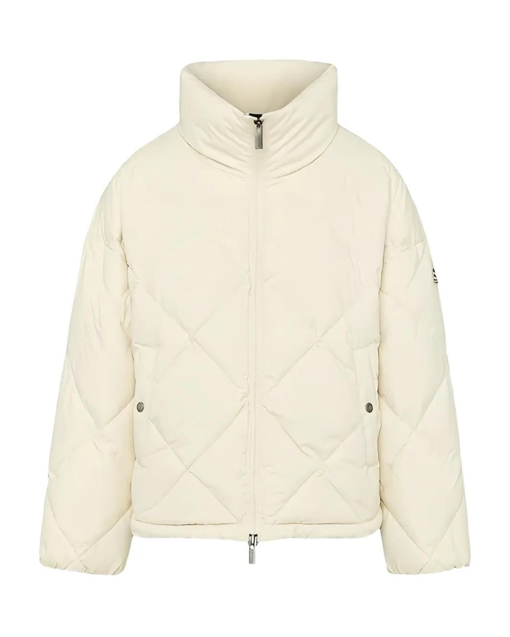 Pyrenex Natural Quilted Turtleneck Jacket