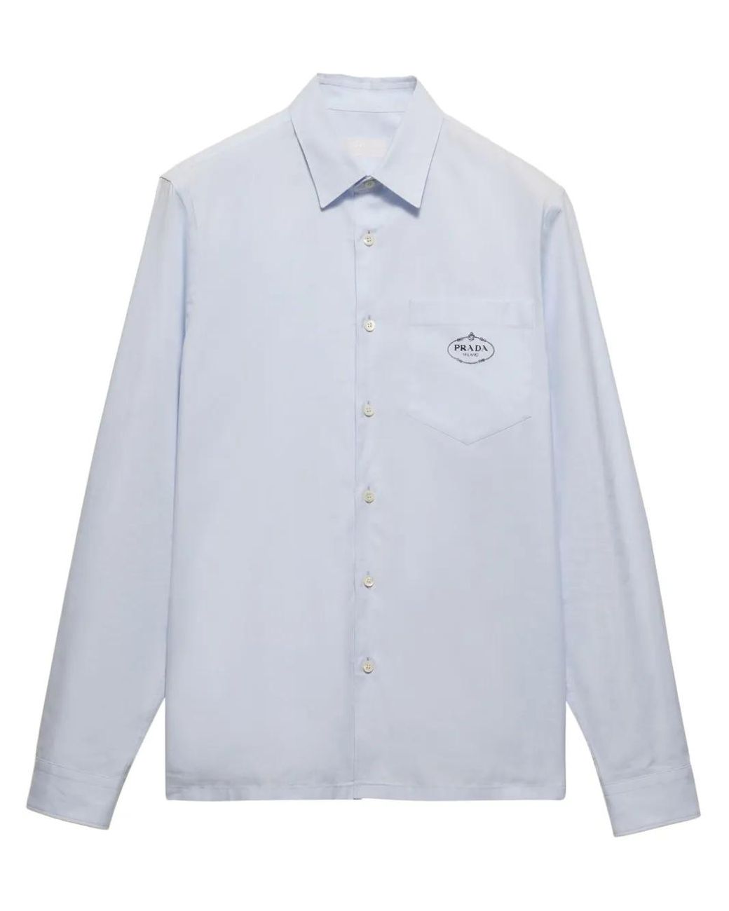 Prada Katoenen Blouse in het White voor heren